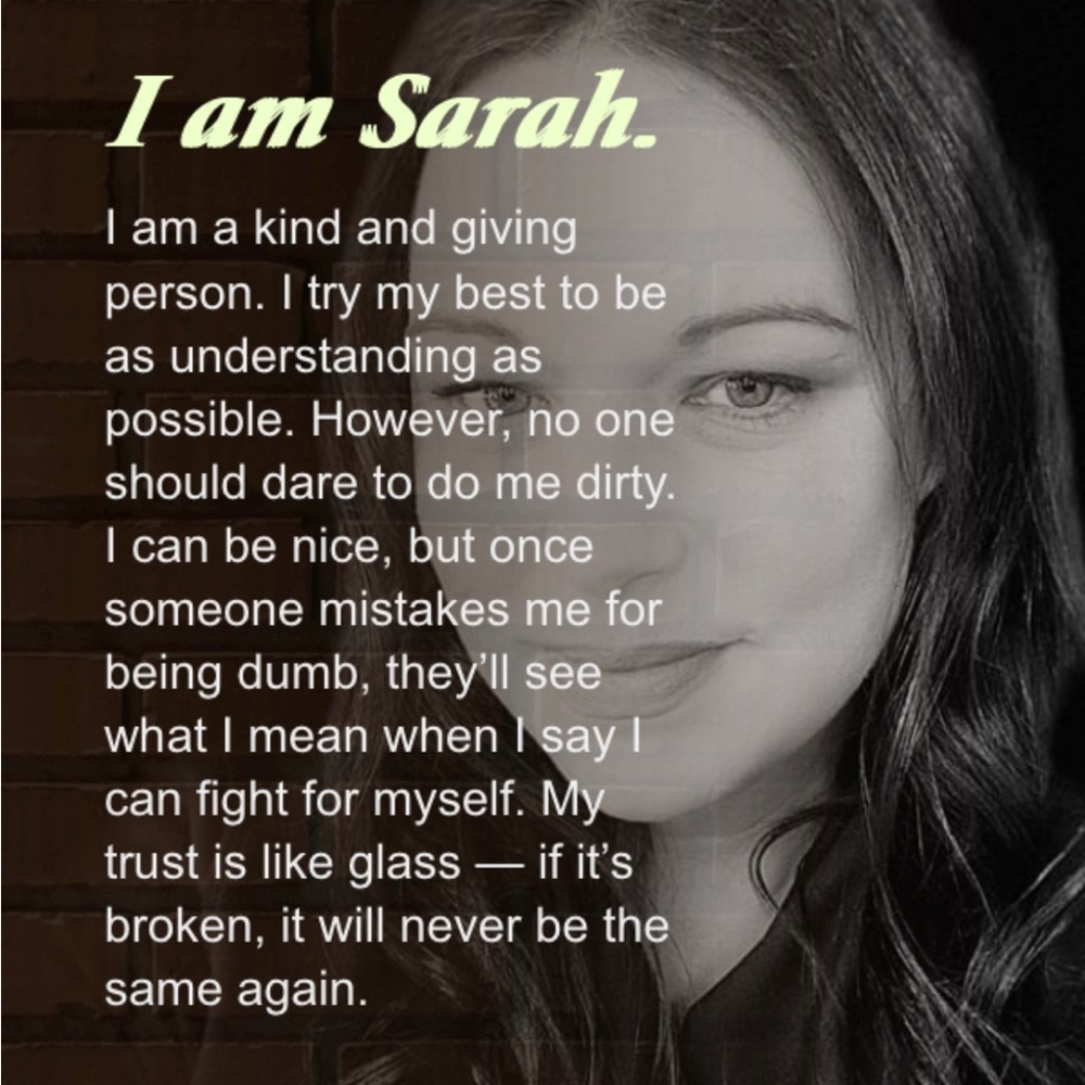 Meet your Posher, Sarah